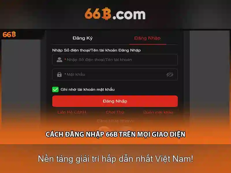  điều khoản sử dụng 66b app - 66B